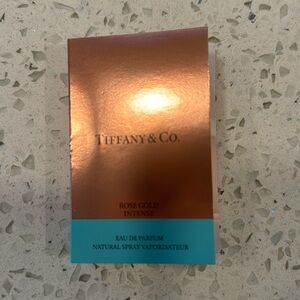 Tiffany and Co rose gold intense sample